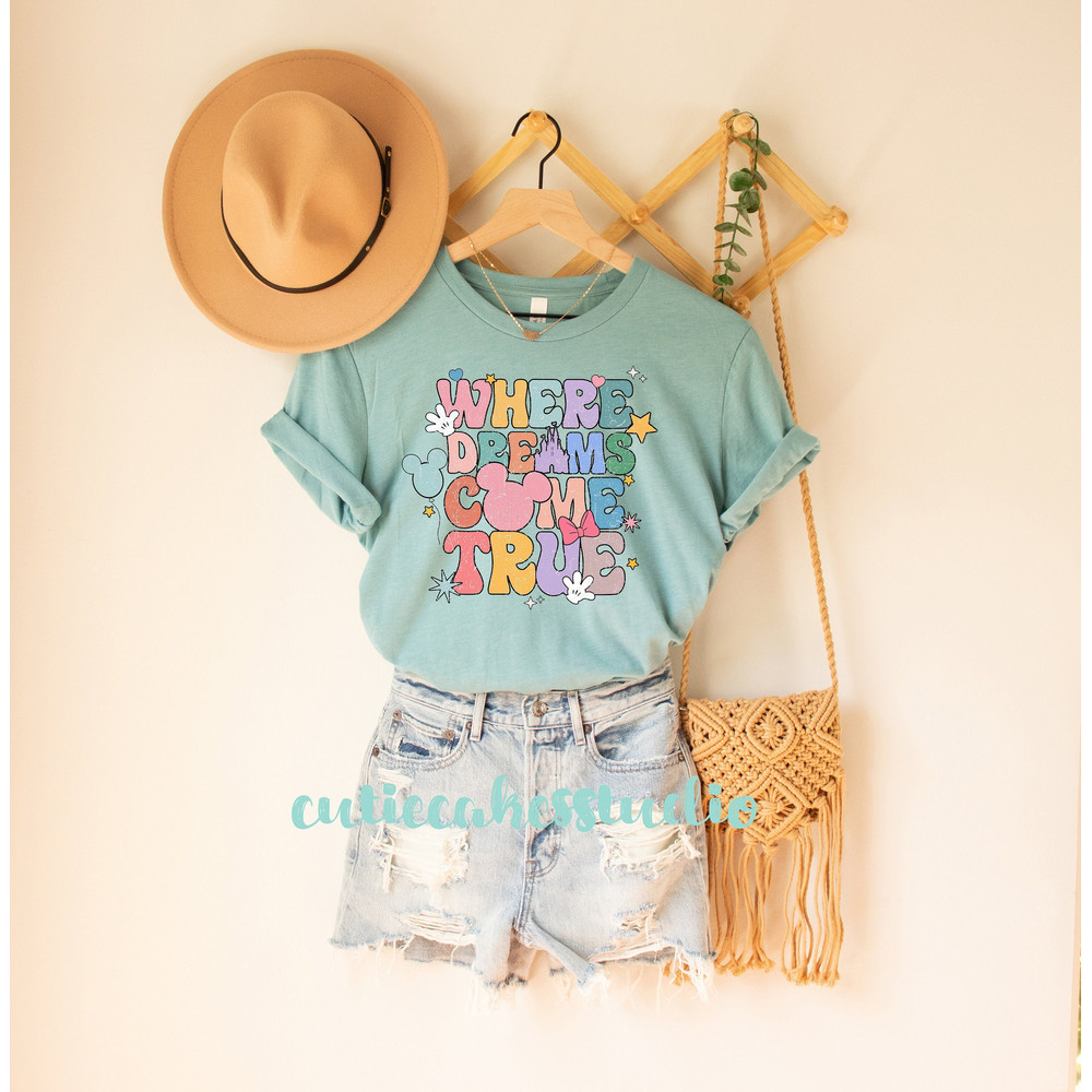 where dreams come true shirt - Disney shirt - Disney Vacation shirt - Disney castle shirt - disney sublimation shirt - disney magical shirt - 1.jpg