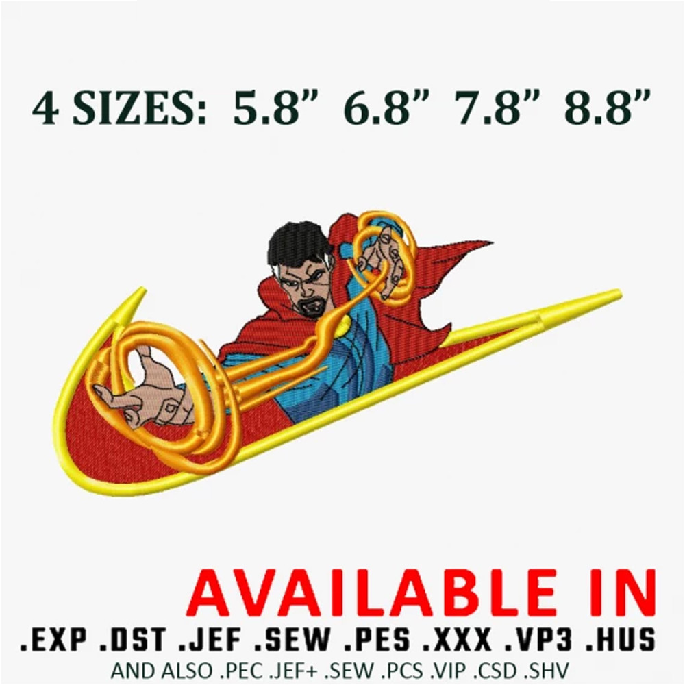 Doctor Strange embroidery design