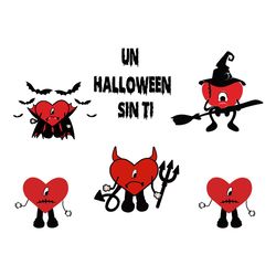 bad bunny vector un halloween sin ti svg
