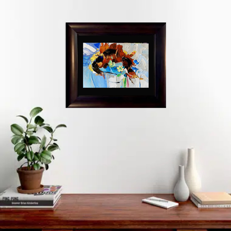 sunflower oil painting small original art 56.jpg