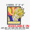 Gohan Super Saiyan Embroidery Design