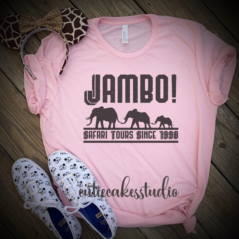 Disney shirt - Animal kingdom shirt - safari shirt - Disney Jambo shirt - sublimated retro shirt - rose gold Disney shirt - 8.jpg