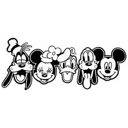 walt disney mickey mouse and friends svg