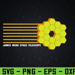 vintage james webb space telescope jwst james webb telescope svg, eps, png, dxf, digital download