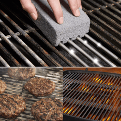 3 Pcs Household Outdoor Barbecue Cleaning Brick
