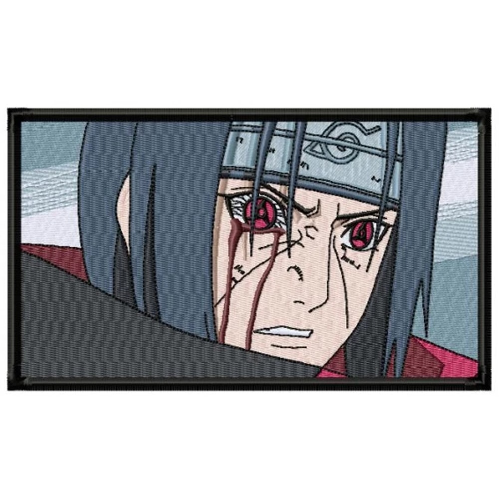 Itachi V4 Rectangle Embroidery Design