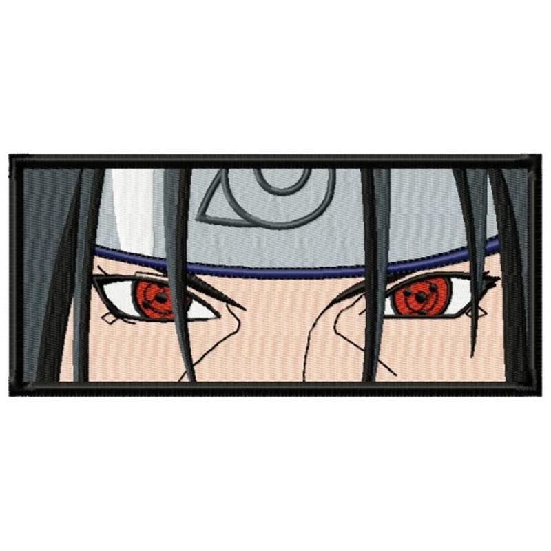 Itachi eyes embroidery design