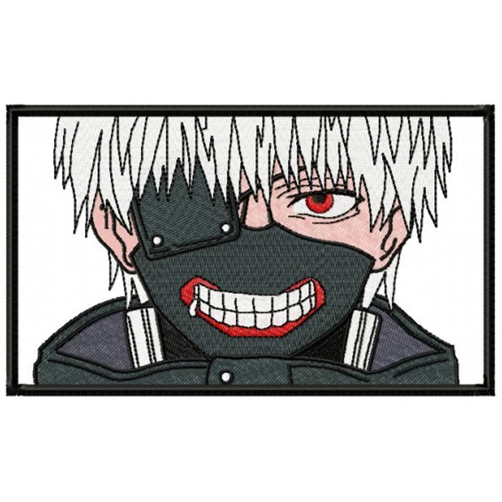 Ken kaneki embroidery design