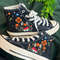 Custom Converse High TopsFlower ConverseMushroom ShoesEmbroidered Mushroom Flowers And The SkyEmbroidered Chuck Taylor 1970sGift Her - 6.jpg