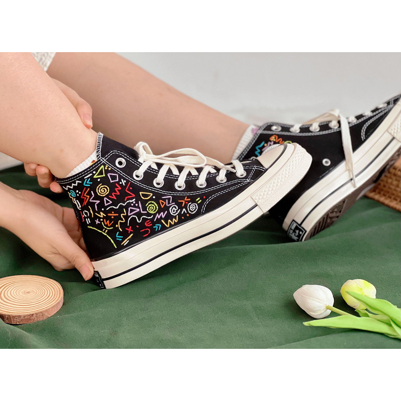 Embroidered Converse Chuck Taylors 1970s Custom Converse Math Formula Embroidery Pattern Embroidered Logo Color TexturesBest For Gifts - 5.jpg