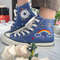 Embroidered Converse Custom Converse BlueConverse High Tops Chuck Taylor 1970sCustom Logo RocketEmbroidered With Rainbows And Universe - 1.jpg
