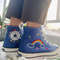 Embroidered Converse Custom Converse BlueConverse High Tops Chuck Taylor 1970sCustom Logo RocketEmbroidered With Rainbows And Universe - 3.jpg