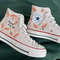 Embroidered Converse Chuck Taylors 1970sCustom Converse Orange Tree Leaves Cover The Wedding Day And NameCustom Logo LeavesGift For Her - 7.jpg