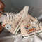 Embroidered Converse High TopsFlower ConverseCustom Converse PetEmbroidered ConverseGarden Of Sunflowers And Daisies And Lizards - 3.jpg