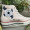 Embroidered ConverseButterfly ConverseEmbroidered Blue ButterfliesConverse High Tops Chuck Taylor 1970sCustom Logo ButterflyGift ForHer - 7.jpg