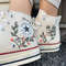 Embroidered ConverseCustom Converse Flowers,Leaves FacesEmbroidered Sneakers LeavesConverse Embroidery Chuck Taylor 1970sGift For Mom - 2.jpg