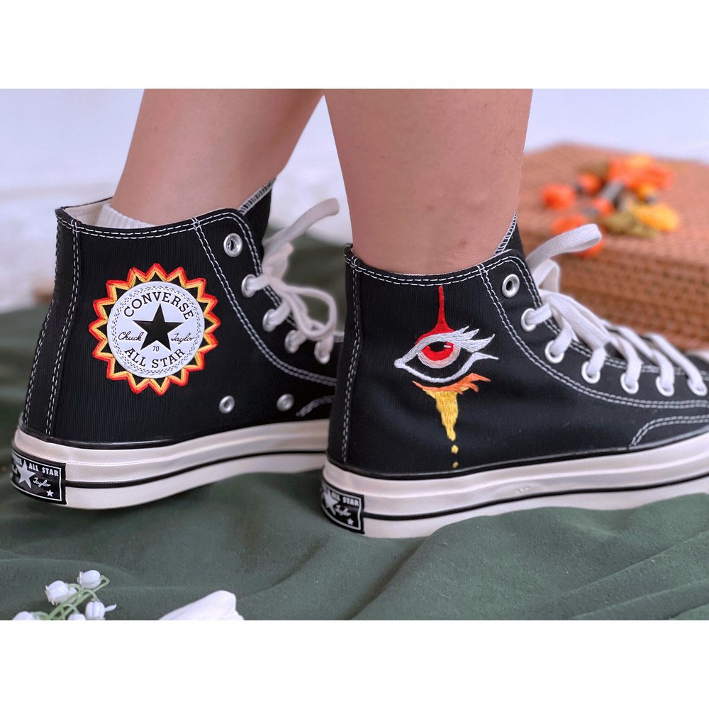 Embroidered ConverseCustom Symbol ConverseCustom Converse Eyes And LipsEmbroidered Logo SunConverse High TopsEmbroidered FaceBest Gift - 2.jpg