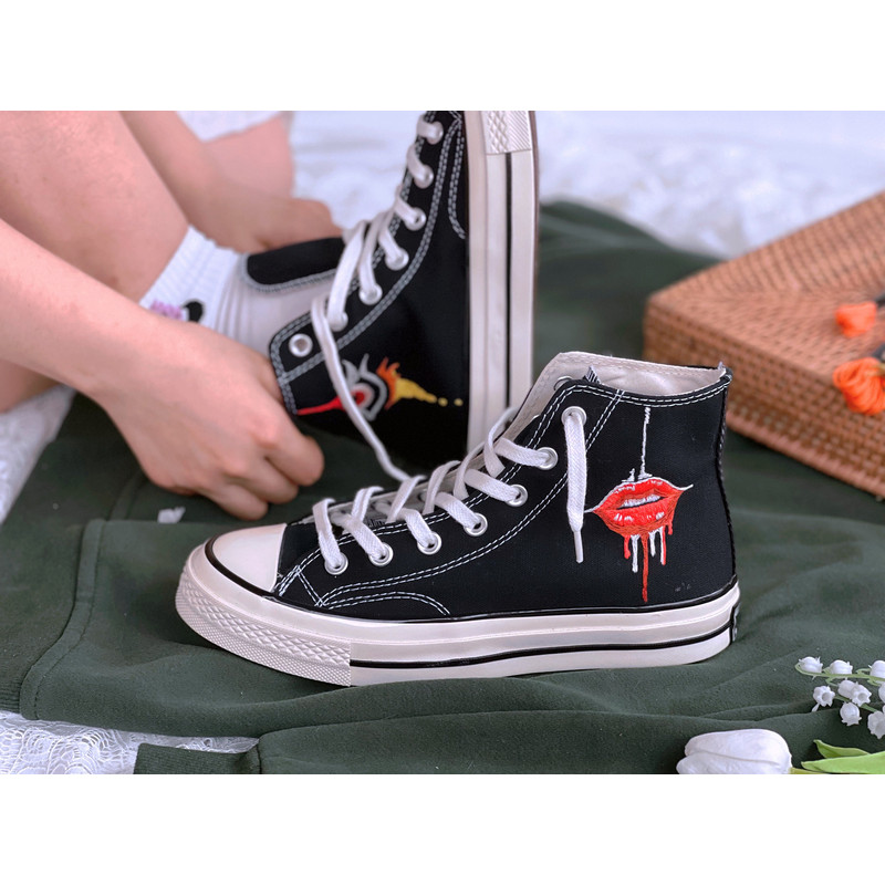 Embroidered ConverseCustom Symbol ConverseCustom Converse Eyes And LipsEmbroidered Logo SunConverse High TopsEmbroidered FaceBest Gift - 5.jpg