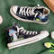 Embroidered ConverseMushroom ConverseEmbroidered Blue Mushrooms, Monarch Butterflies And WildflowersConverse High Tops Chuck Taylor 1970s - 2.jpg