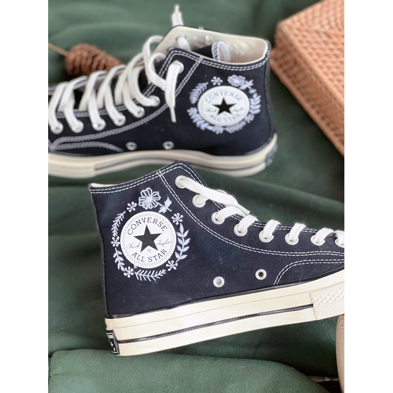 Floral ConverseEmbroidered ConverseCustom Converse Flower And Leaf PatternEmbroidered LogoEmbroidered Flowers - 3.jpg