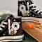 Flower ConverseCustom Converse White Chrysanthemum And BeesEmbroidered Logo DaisyCustom Converse Chuck Taylors 1970sGift For Her - 4.jpg