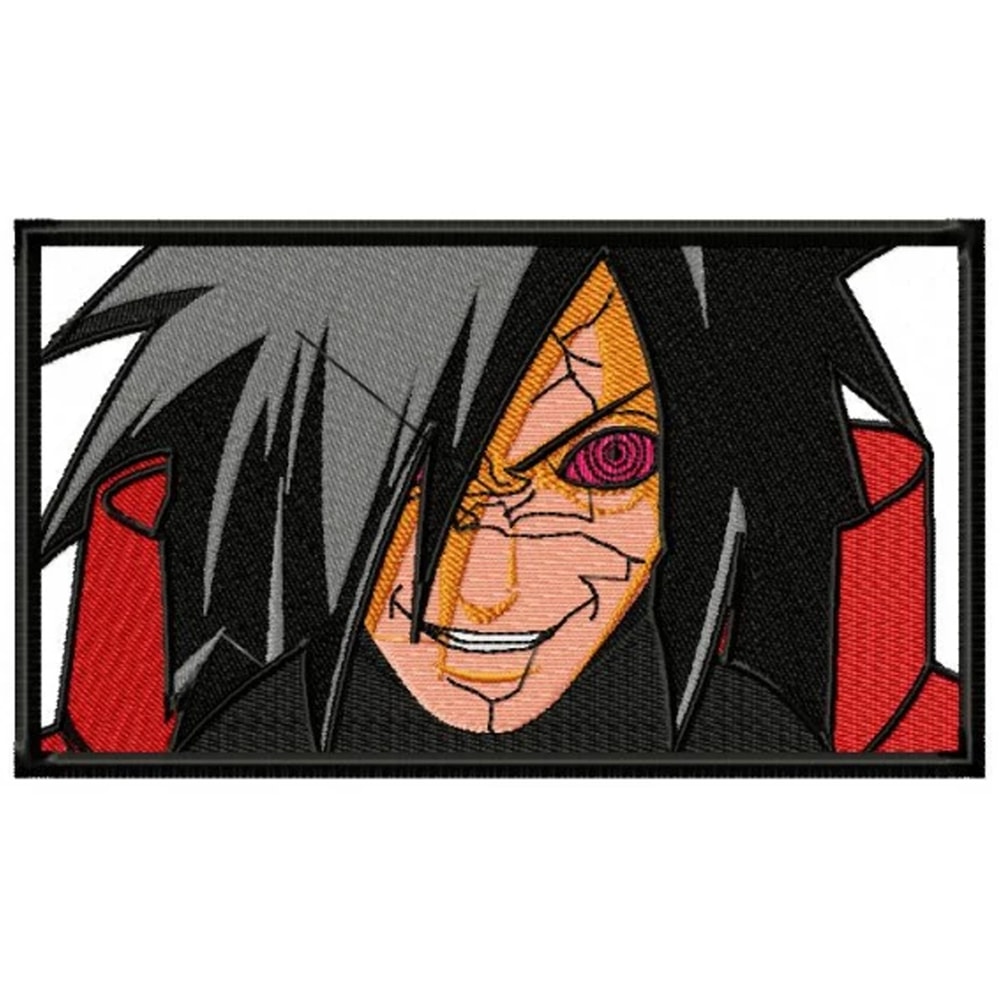 Madara smile embroidery design