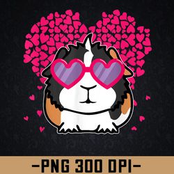 valentines hearts guinea pig valentine day png, digital download