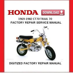 1969-1982 HONDA CT70 TRAIL70 Factory Service Repair Manual pdf Download