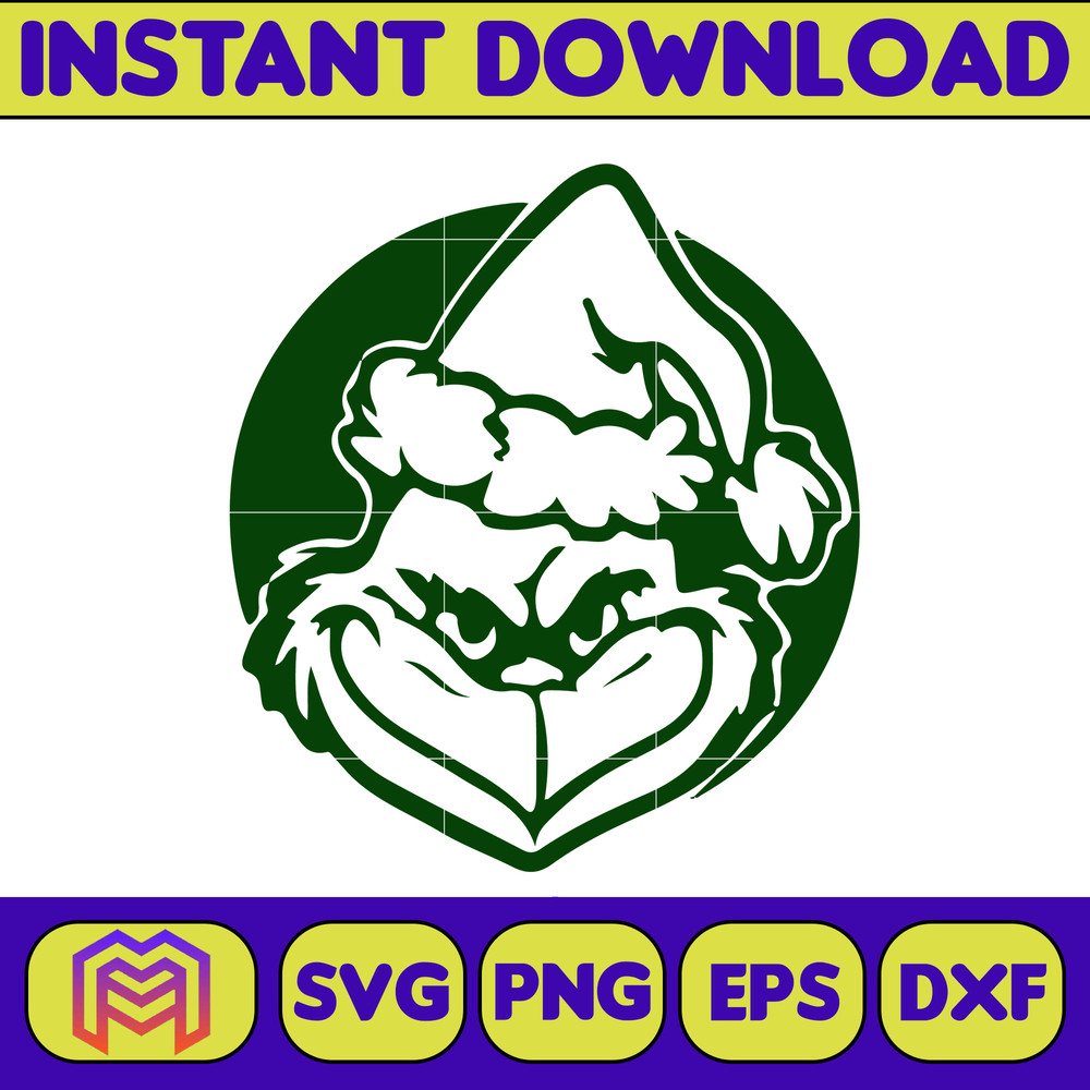 Grinch SVG, Grinch Christmas Svg, Grinch Face Svg, Grinch Hand Svg, Clipart Cricut Vector Cut File, Instant Download (251).jpg