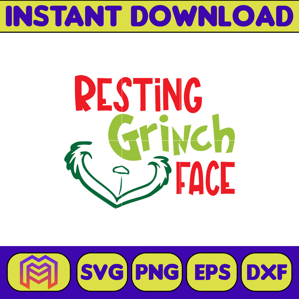 Grinch SVG, Grinch Christmas Svg, Grinch Face Svg, Grinch Hand Svg, Clipart Cricut Vector Cut File, Instant Download (271).jpg
