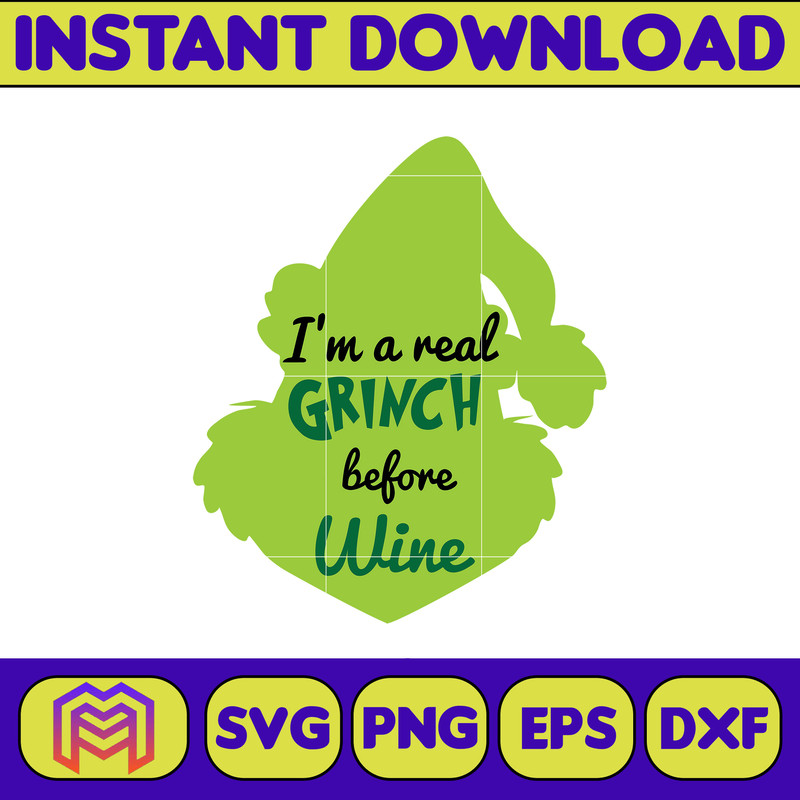 Grinch SVG, Grinch Christmas Svg, Grinch Face Svg, Grinch Hand Svg, Clipart Cricut Vector Cut File, Instant Download (296).jpg