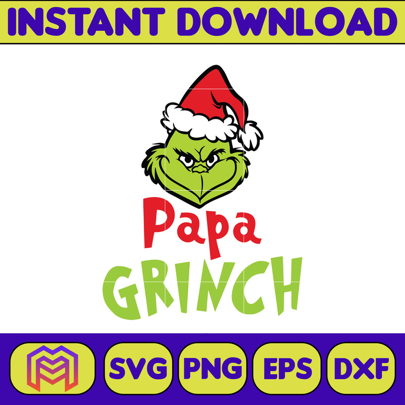 Grinch SVG, Grinch Christmas Svg, Grinch Face Svg, Grinch Hand Svg, Clipart Cricut Vector Cut File, Instant Download (309).jpg