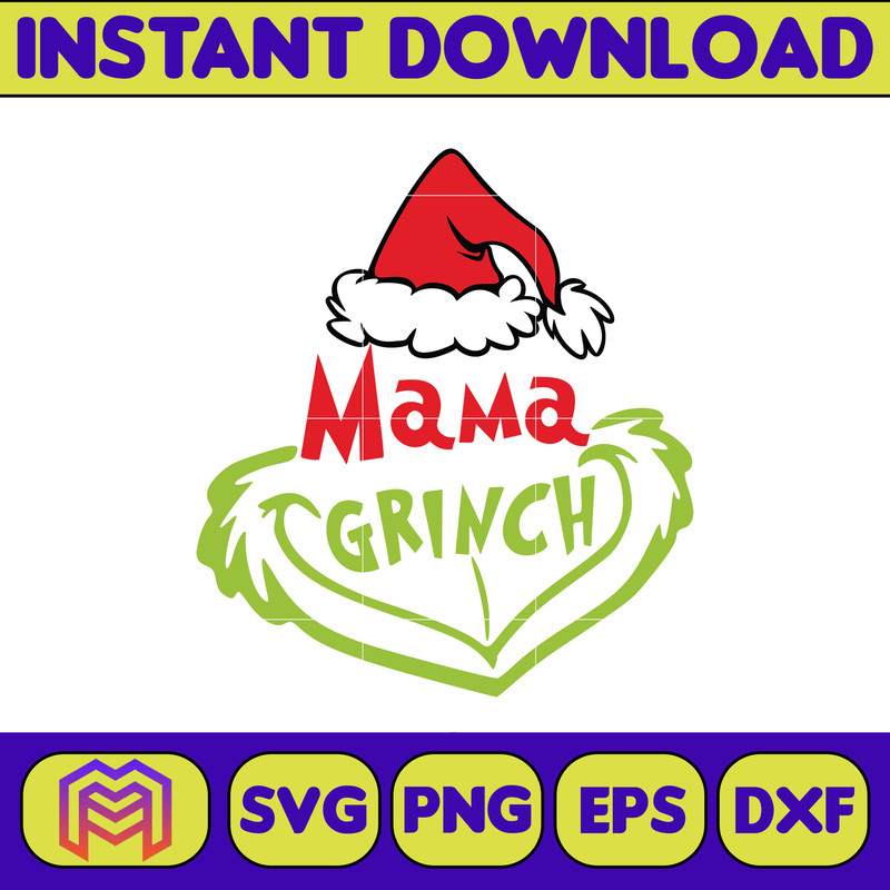 Grinch SVG, Grinch Christmas Svg, Grinch Face Svg, Grinch Hand Svg, Clipart Cricut Vector Cut File, Instant Download (311).jpg