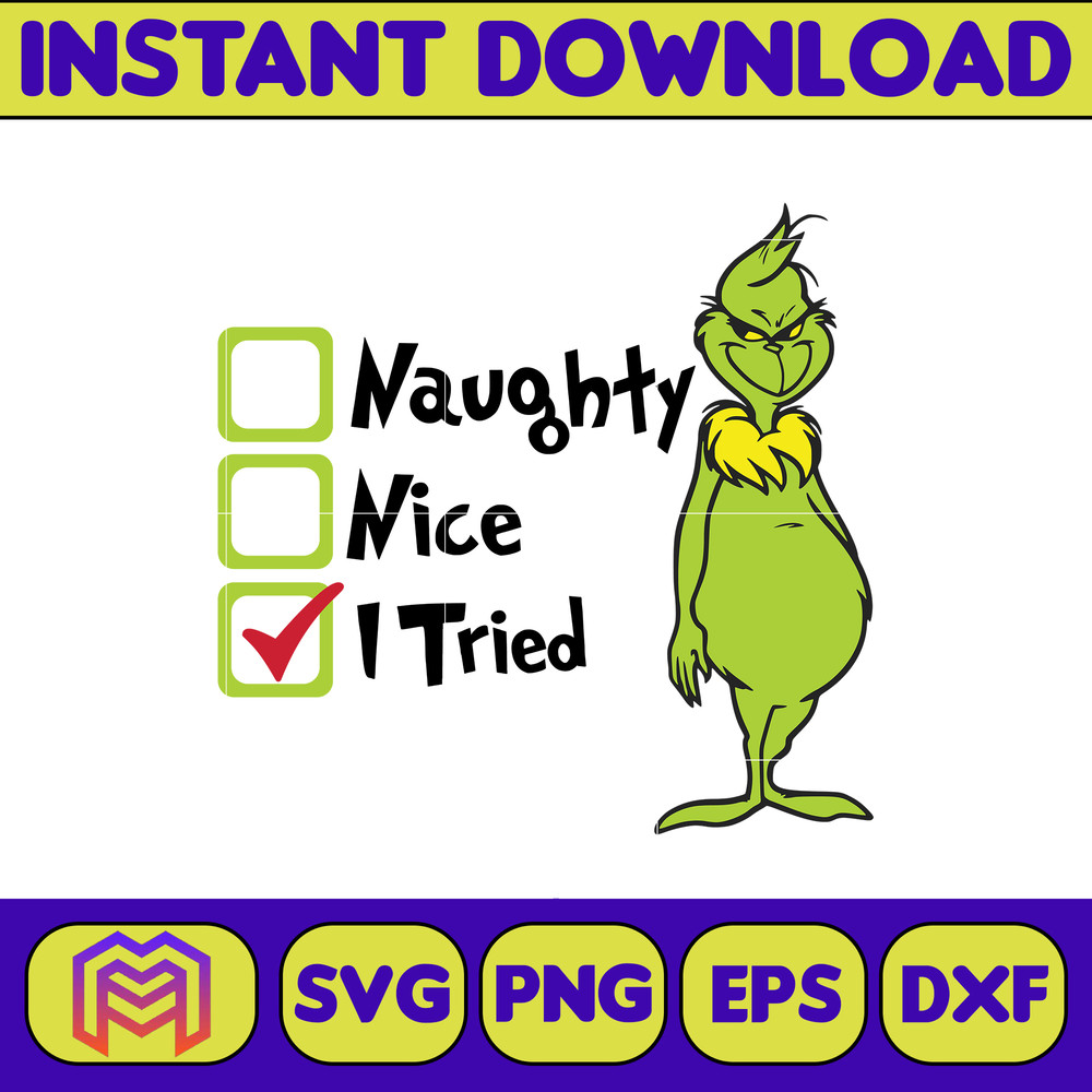 Grinch SVG, Grinch Christmas Svg, Grinch Face Svg, Grinch Hand Svg, Clipart Cricut Vector Cut File, Instant Download (317).jpg