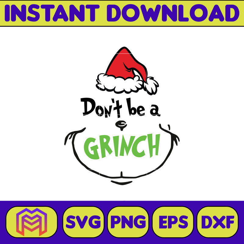 Grinch SVG, Grinch Christmas Svg, Grinch Face Svg, Grinch Hand Svg, Clipart Cricut Vector Cut File, Instant Download (323).jpg
