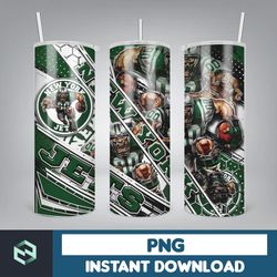 football 20oz tumbler sublimation templates, football designs skinny straight tumbler wrap ,20oz skinny tumbler (15)