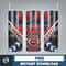 Football 20oz tumbler Sublimation Templates, Football designs Skinny Straight tumbler Wrap ,20oz skinny tumbler (47).jpg