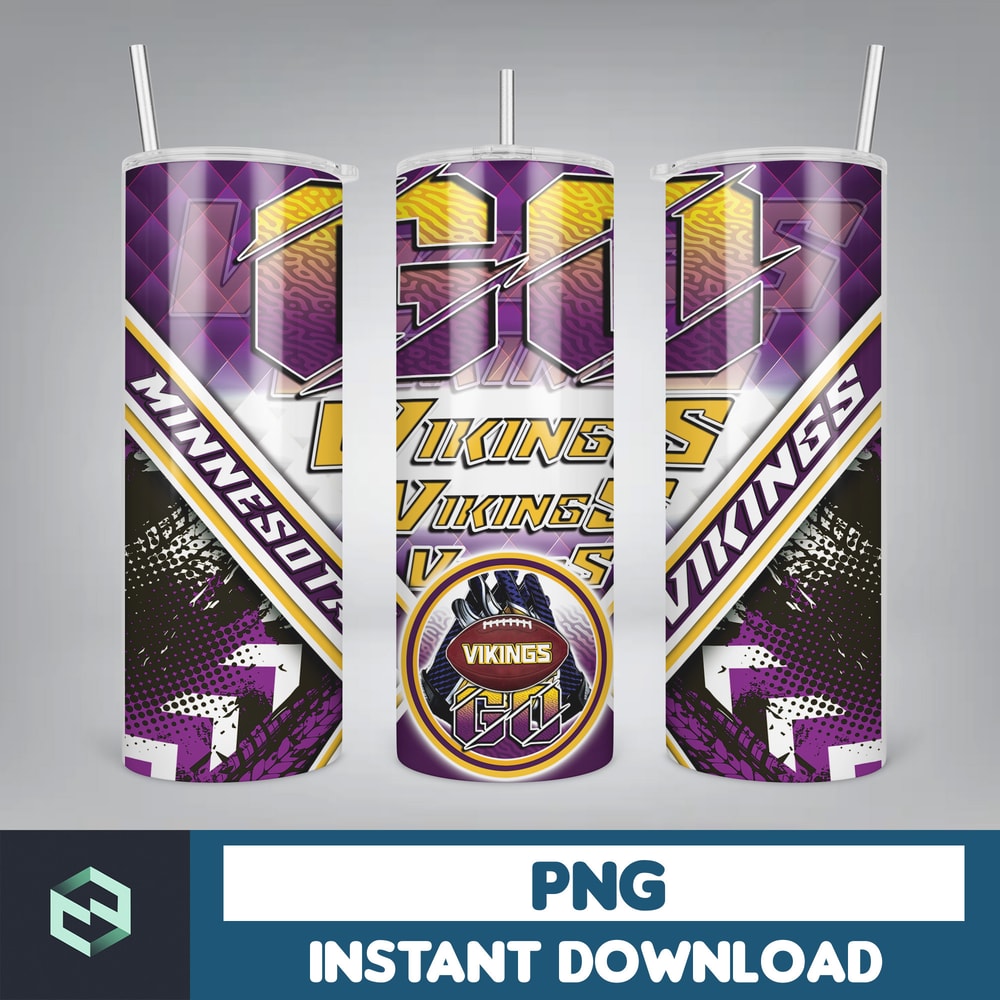 Football 20oz tumbler Sublimation Templates, Football designs Skinny Straight tumbler Wrap ,20oz skinny tumbler (48).jpg