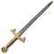36 Handmade High Carbon Steel Viking Bearded Sword