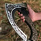 12 Handmade Viking Pizza Axe Cutter