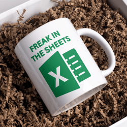 excel office coffee mug - ceramic funny coffee mug - coffee mugs present (11oz)