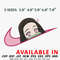 Swoosh Nezuko Embroidery Design