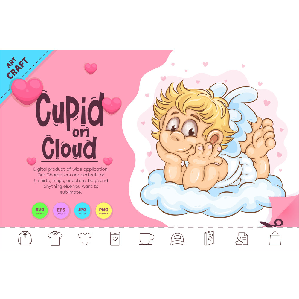 Cartoon Cupid on Cloud_preview_1.jpg