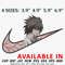 Swoosh x l death note embroidery design