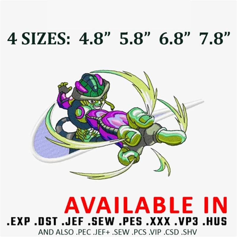 Swoosh x meruem embroidery design