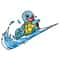 Swoosh x squirtle embroidery design