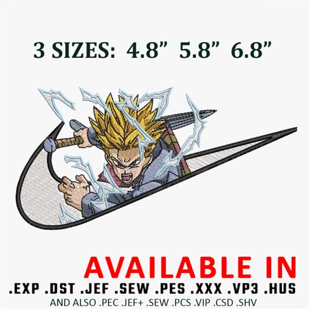Swoosh x trunks future embroidery design