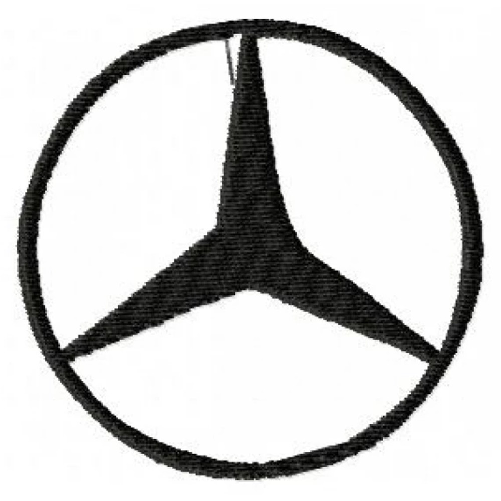 Mercedes logo Embroidery Design
