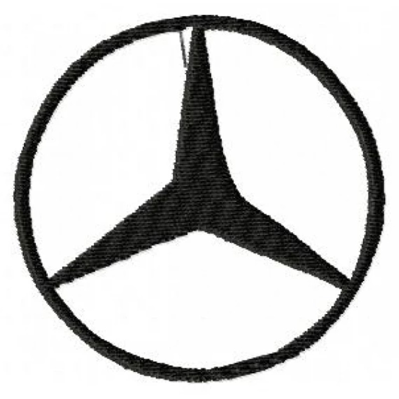 Mercedes logo Embroidery Design