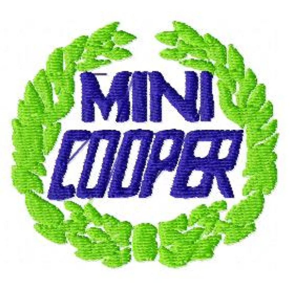 Mini Cooper Car Logo Embroidery Design